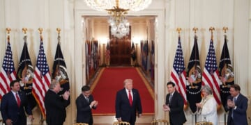 Trump calls on Congress to pass bill aimed at bolstering college sports