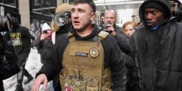 Several protesters arrested outside New York City mayor’s home after ‘suspicious devices’ ignited