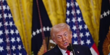 Trump says Iran war is moving along ‘very well’