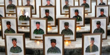 Colombia holds ceremony for 69 killed in military plane crash