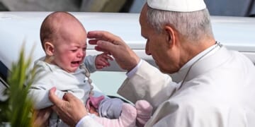 Pope Leo XIV rejects claims that God justifies war in Palm Sunday Mass message