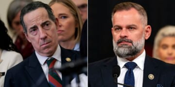 Rep. Jamie Raskin, a Maryland Democrat, left, dismissed the bill as unnecessary, while Rep. Cory Mills of Florida was among those who supported it.