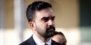 New York City Mayor Zohran Mamdani speaks during a news conference at Gracie Mansion in New York City on March 9, 2026.