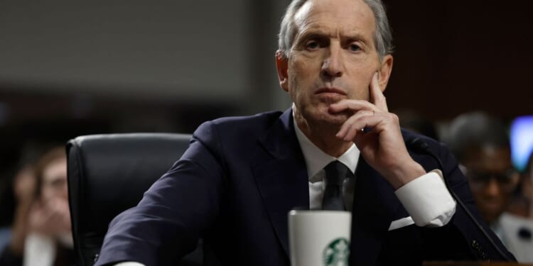 Former Starbucks CEO Howard Schultz testifies on Capitol Hill on March 29, 2023 in Washington, DC.