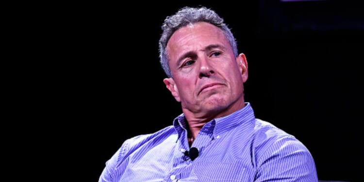 Chris Cuomo on stage at the Tribeca Festival in New York City to discuss "The Man With Sole" on June 10, 2025.