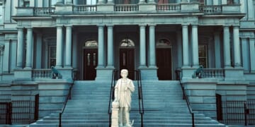 Christopher Columbus Statue Installed at White House