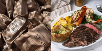 A Marine veteran tried to explain on video how much a steak-and-lobster dinner meant to warfighters after a steady diet of MREs.