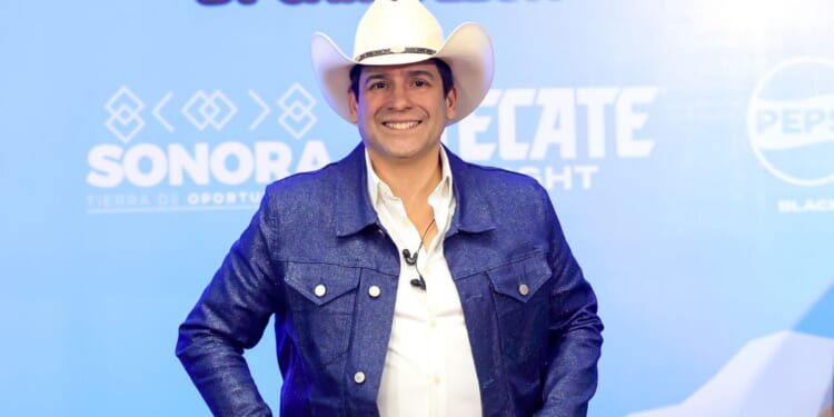 Singer and candidate for the 15th district of Congress in Texas Bobby Pulido poses at La Cura Fest on March 15, 2026 in Hermosilla, Mexico.