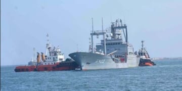 The IRIS Bushehr was escorted to Sri Lanka's Port of Colombo.