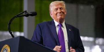 President Donald Trump, seen in a March 11 photo, is reportedly on board with the deal.