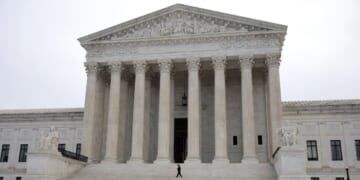The U.S. Supreme Court building stands in Washington, DC on March 4, 2026.
