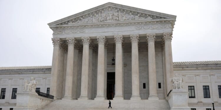 The U.S. Supreme Court building stands in Washington, DC on March 4, 2026.