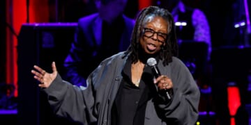 Whoopi Goldberg performs during the 10th annual Love Rocks NYC concert benefitting God's Love We Deliver at Beacon Theatre on March 5, 2026, in New York City.