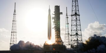 Artemis II astronauts bound for moon after rocketing away on NASA’s first lunar voyage in decades