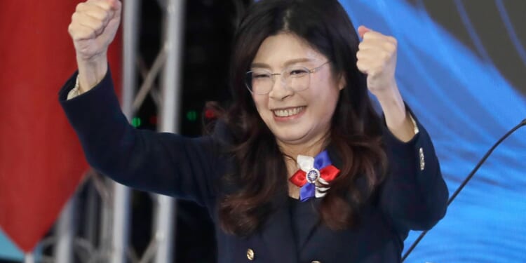 Taiwan opposition leader arrives in China on what she calls a ‘journey to peace’