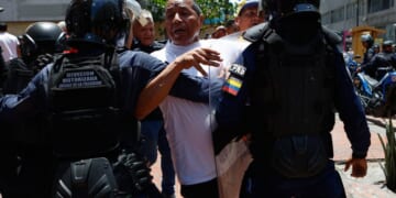 Venezuelan police block protesters demanding higher wages and pensions