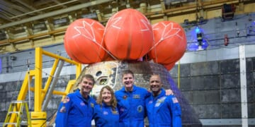 Artemis II’s moon-traveling astronauts return home to cheers after a record-breaking trip