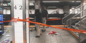 Stabbings on New York subway leaves 3 hurt as officers shoot knife-wielding man