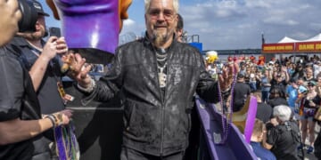 Guy Fieri draws backlash after greeting Andrew Tate at UFC 327