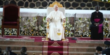 Pope in Cameroon’s separatist west blasts the ‘tyrants’ ravaging Earth with war and exploitation