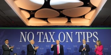 Trump touts no taxes on tips, overtime at Las Vegas roundtable