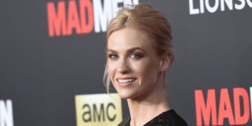 January Jones attends the AMC celebration of the final seven episodes of "Mad Men" on March 25, 2015, in Los Angeles, California.