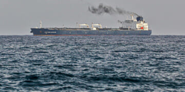 An oil tanker crosses the Matanzas, northwestern Cuban port on March 31, 2026.