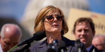 Rep. Susie Lee, a Nevada Democrat, posted a vulgar tirade after learning that President Donald Trump attended Supreme Court oral arguments in the birthright citizenship case.