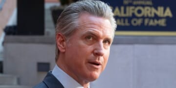 California Governor Gavin Newsom attends the 19th Annual California Hall of Fame Ceremony in Sacramento, California, on March 19, 2026.