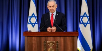 Israeli Prime Minister Benjamin Netanyahu, seen in a March photo, condemned the vandalism and said the soldier responsible would be disciplined.