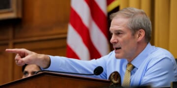 Chairman Jim Jordan speaks during a House Judiciary Committee hearing in the Rayburn House Office Building on March 4, 2026, in Washington, D.C.