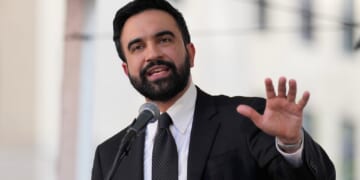 New York City Mayor Zohran Mamdani, pictured while speaking on Wednesday.