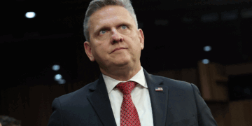 Robert Cekada, President Donald Trump's nominee to serve as the Director of the Bureau of Alcohol, Tobacco, Firearms and Explosives (ATF) arrives for his Senate Judiciary Committee confirmation hearing on February 04, 2026.