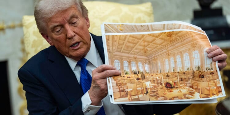Senate Could 'OK' White House Ballroom Construction