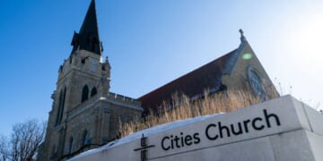 Since January, Cities Church in St. Paul, Minnesota, has been the target of protesters blowing air horns, screaming at church members and holding up obscene signs. They doubled down on their harassment efforts on Easter Sunday.