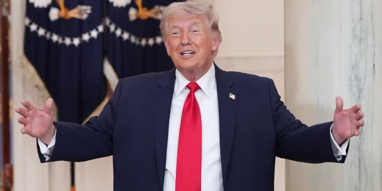 President Donald Trump had encouraging news for Department of Homeland Security workers who still haven't been paid in weeks.