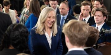 Abigail Spanberger smiling