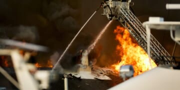 Fire destroys a lab building on a University of South Florida campus