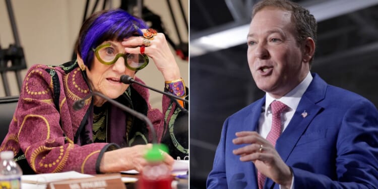 EPA Administrator Lee Zeldin, right, refused to take Connecticut Democratic Rep. Rosa DeLauro's "climage change" bait.