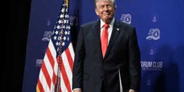 Donald Trump smiling