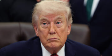 President Donald Trump speaks